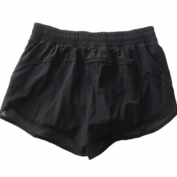 Avia Running Shorts Womens Size M Brief Lined Elastic Waist Zip Pocket Mesh Goth - Picture 5 of 11
